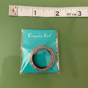 Origami Owl Swarovski Crystal Glass Lid